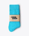 Socks with Label Mockup