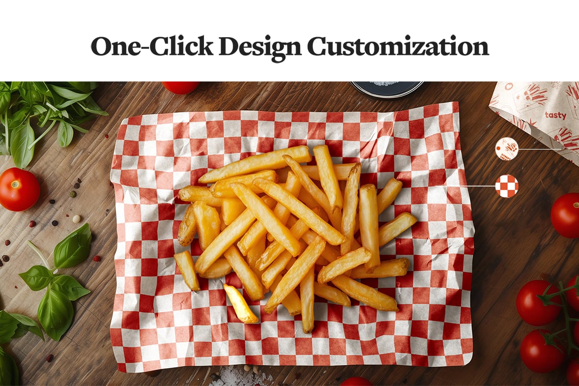 Food Safe Paper Mockups