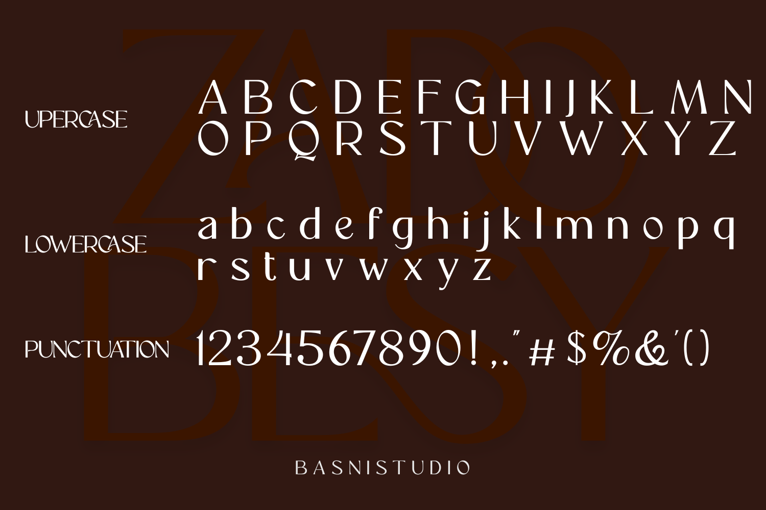 ZADOBESY Sans Serif Font