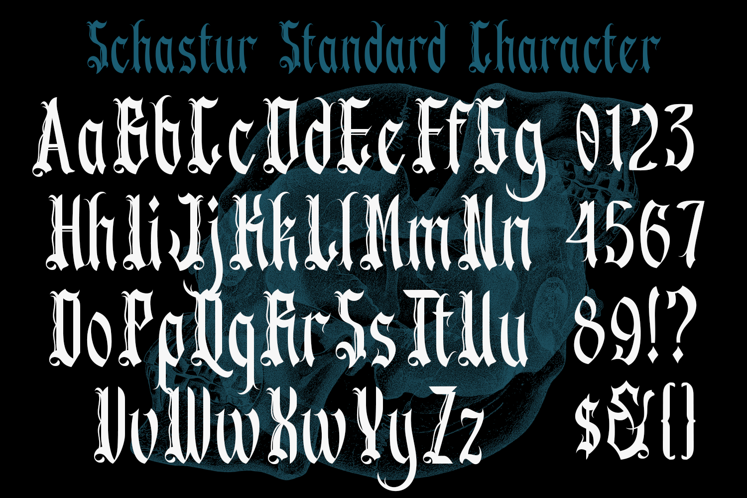 Schastur - Blackletter Typeface