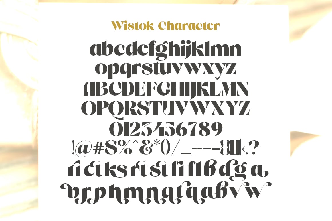 Wistok Font