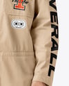 Man Wearing a Coverall Mockup