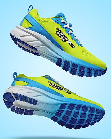 Pair of Running Shoes Mockup