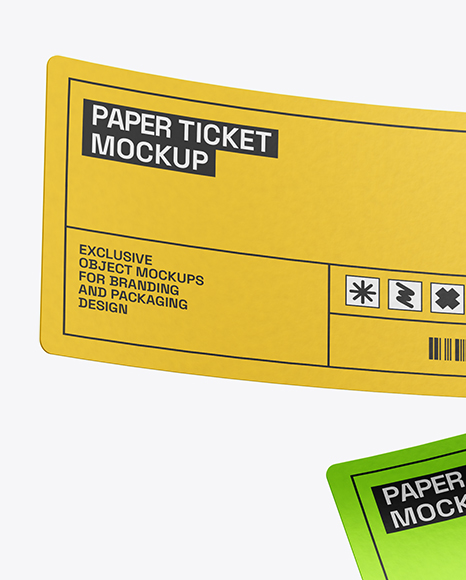 Two Tickets Mockup