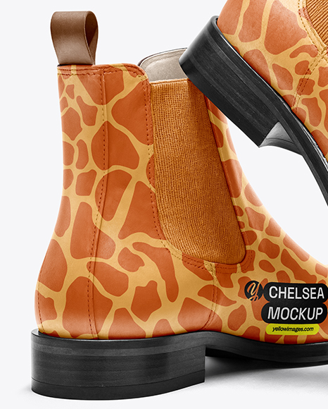 Pair of Chelsea Boots Mockup
