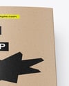 Kraft Paper Box in Sleeve Mockup