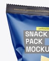 Matte Snack Bag Mockup