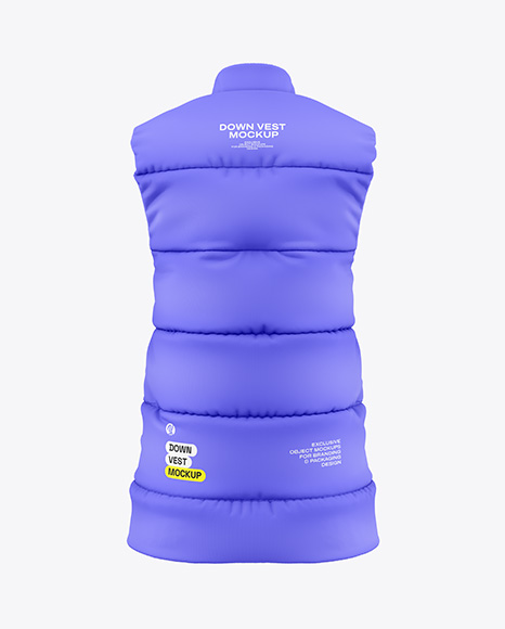 Women's Down Vest Mockup