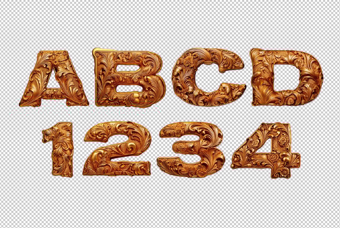 Gold Baroque Font