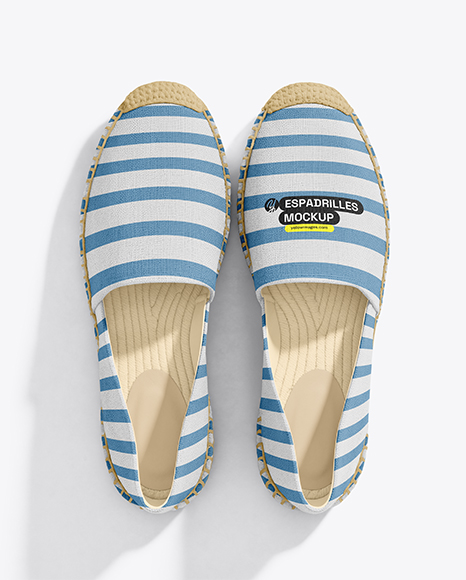 Pair of Women's Espadrilles Mockup - Mockups