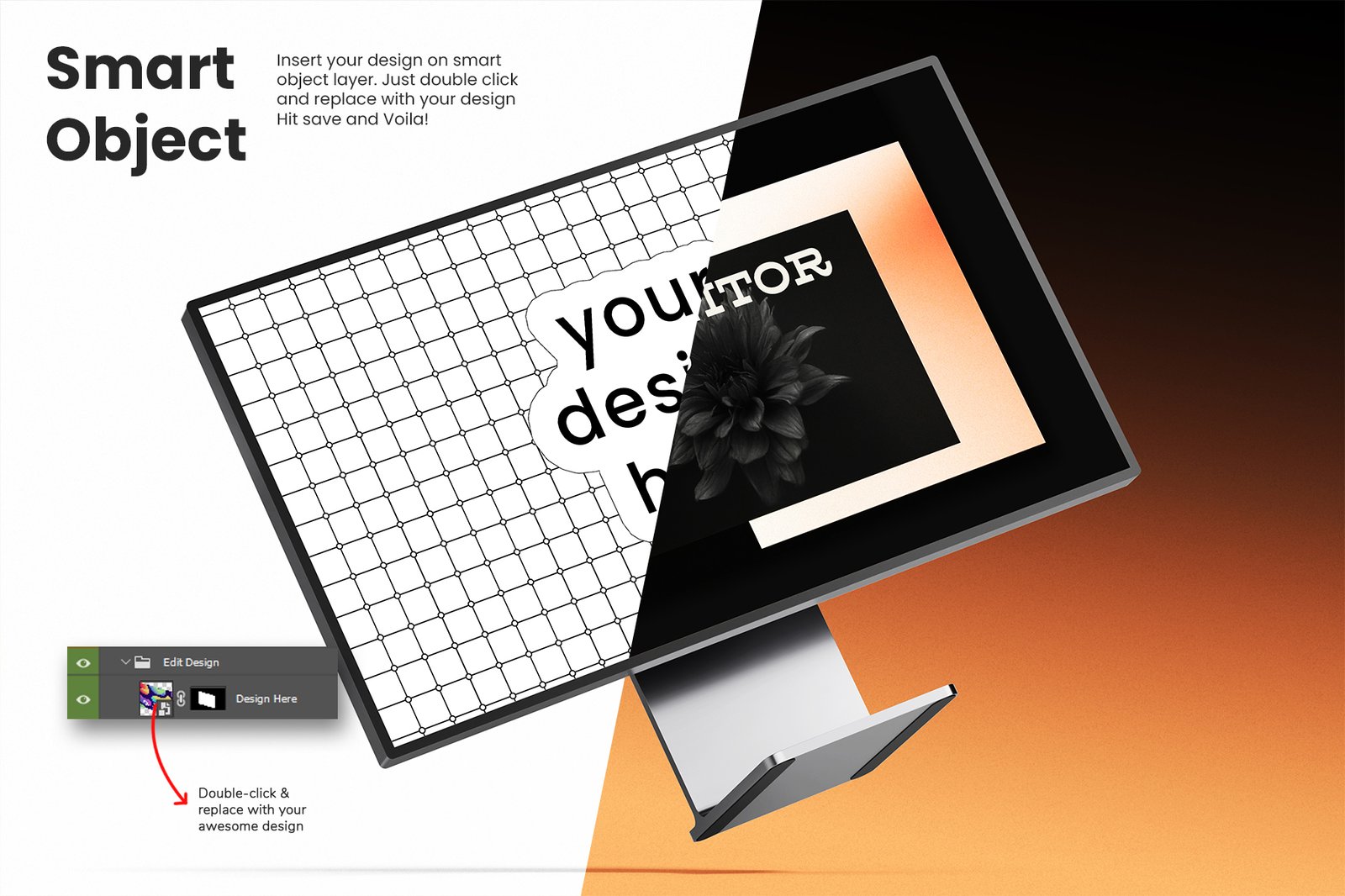 Pro Display XDR Monitor Mockup Set