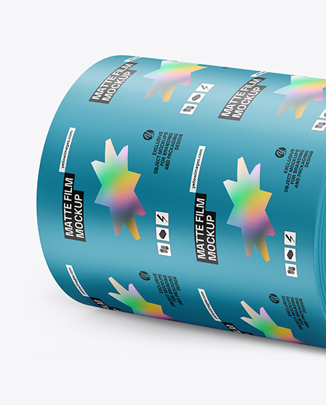 Matte Film Roll Mockup