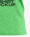 Heather T-Shirt Mockup - Front View