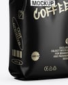 Matte Coffee Bag Mockup - Half Side view