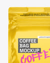 Glossy Coffee Bag Mockup