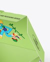 Opened Paper Food Box Mockup