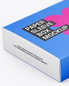 Paper Box in Paper Sleeve Mockup
