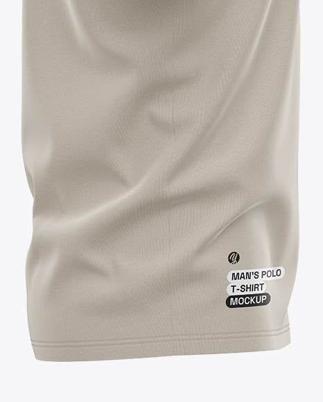 Men's Casual Polo Shirt Mockup