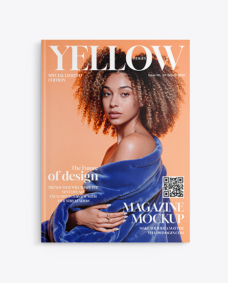 Magazine Mockup - Top View