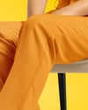 Leather Moccasins on Women's Legs Mockup