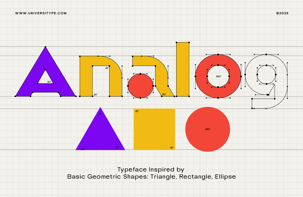 UT Gixora Metric - A Modern Geometric Font