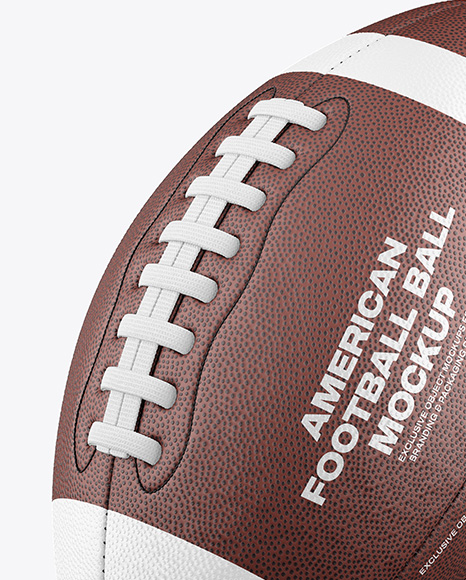 American Football Ball Mockup