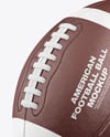 American Football Ball Mockup