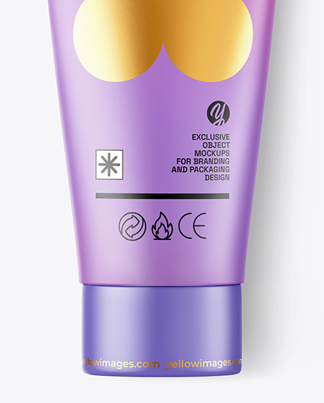 Matte Cosmetic Tube Mockup