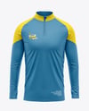 ¼ Zipper Mock Neck Long Sleeve Jersey