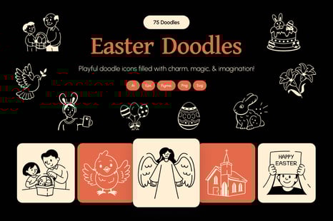 Easter Doodles Collection