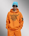 Young Man Wearing Oversize Hoodie and Beanie Hat Mockup