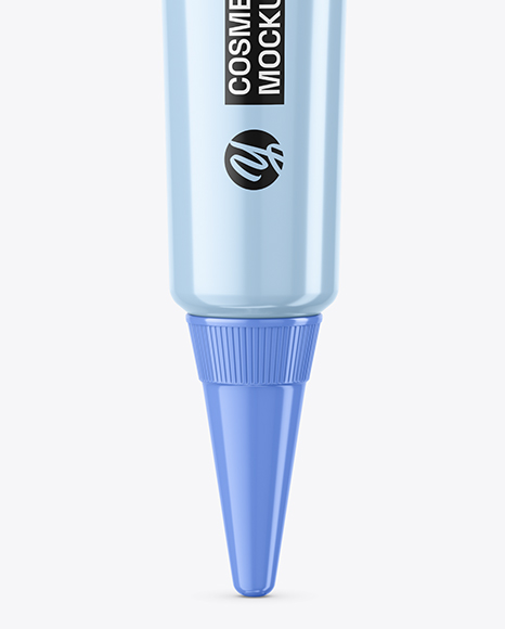 Glossy Cosmetic Tube Mockup