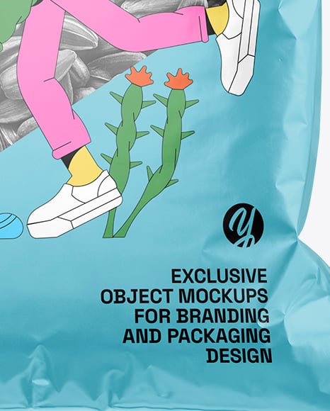 Sunflower Seeds Pack Mockup