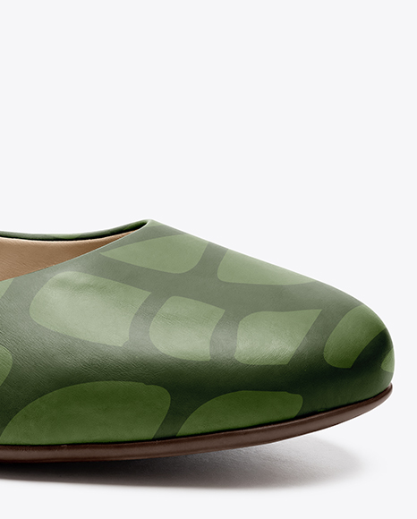 Leather Ballet Flat Mockup