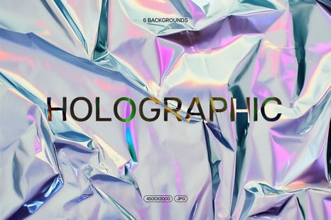 Iridescent Holographic Foil Textures - Textures