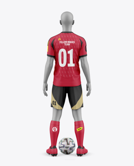 Soccer Kit w Mannequin Mockup - Back View - Where+Sports+Design+Intersect+Sports+Templates+Sports+Design+Sports+Templates+Uniform+Design
