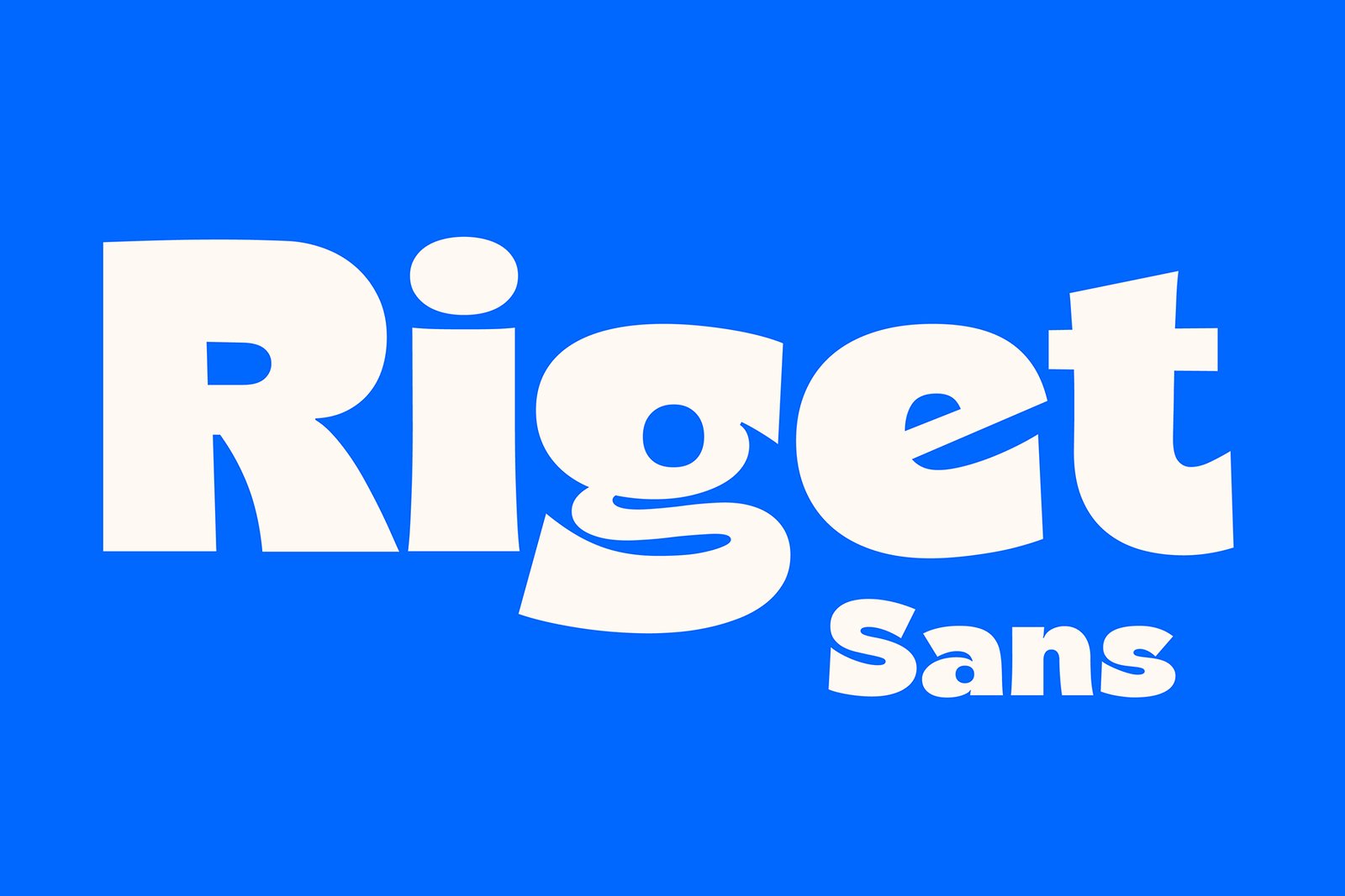Riget Sans Font