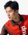 Man Wearing Table Tennis Uniform Mockup
