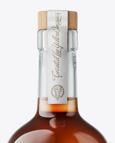 Cognac Bottle Mockup