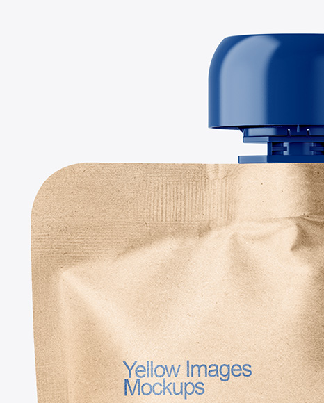 Kraft Paper Doy Pack Mockup