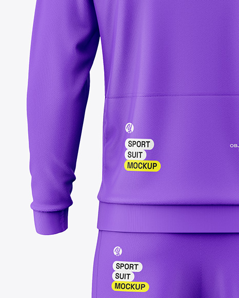 Men's Sport Suit Mockup - Back View