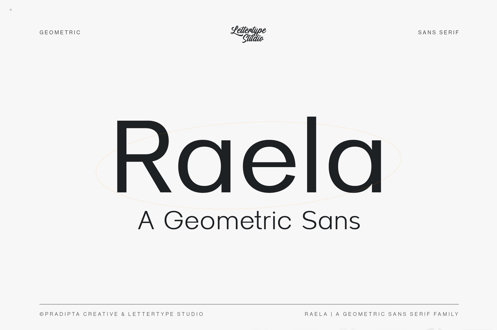 Raela a Geometric Sans Serif Family