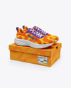 Running Shoes on Shoe Box Mockup