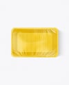 Empty Food Tray Mockup