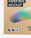 Kraft Paper Box Mockup – Half Side View