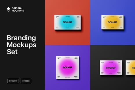 Branding Stationery Mockups Set - Stationery Mockups