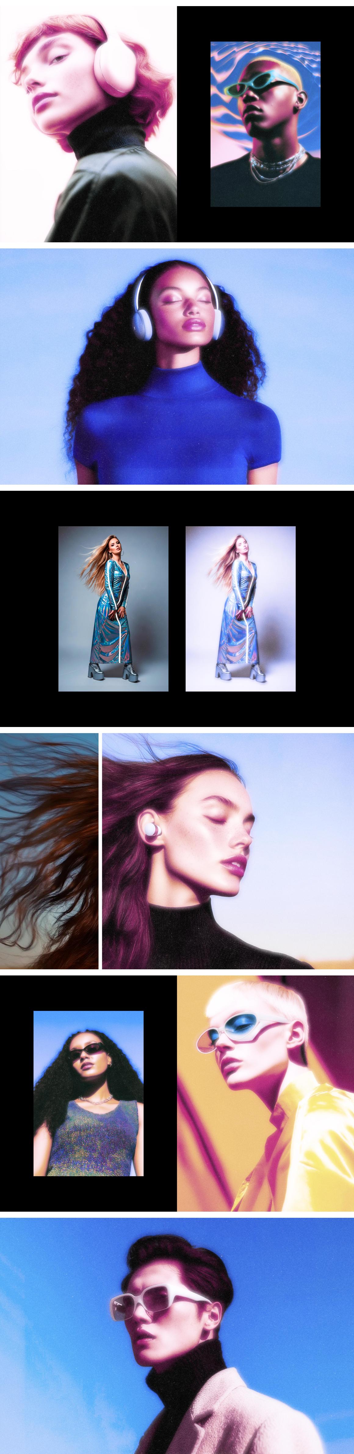 Y2K Glowing Photo Effect