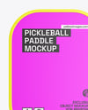 Pickleball Paddle with Ball Mockup