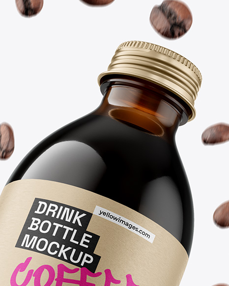 Cold Brew Coffee Bottle Mockup