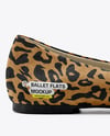 Suede Ballet Flat Mockup